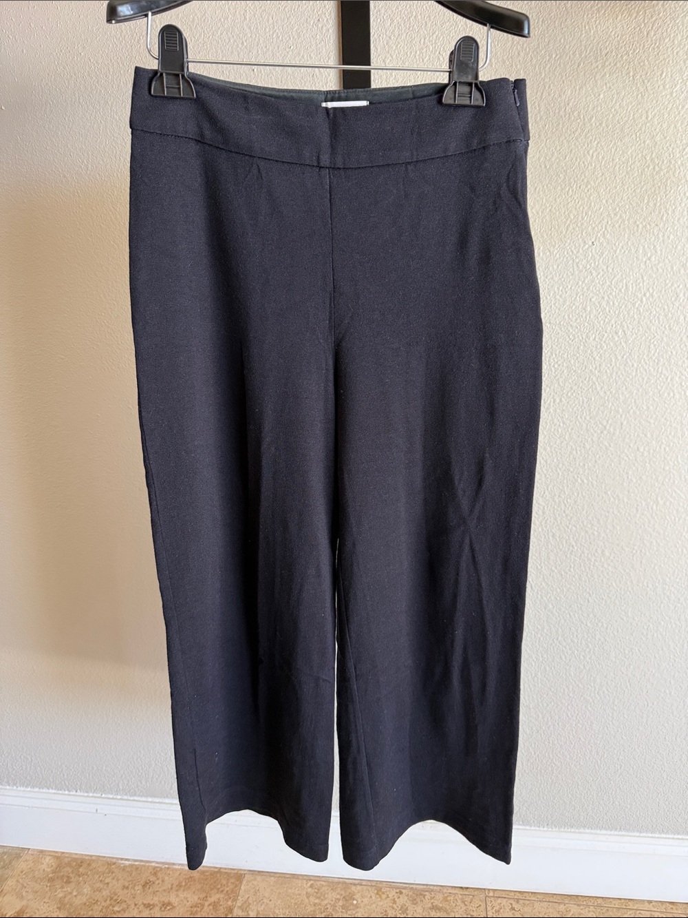 𝅺SUNSPEL black wide leg pants merino wool